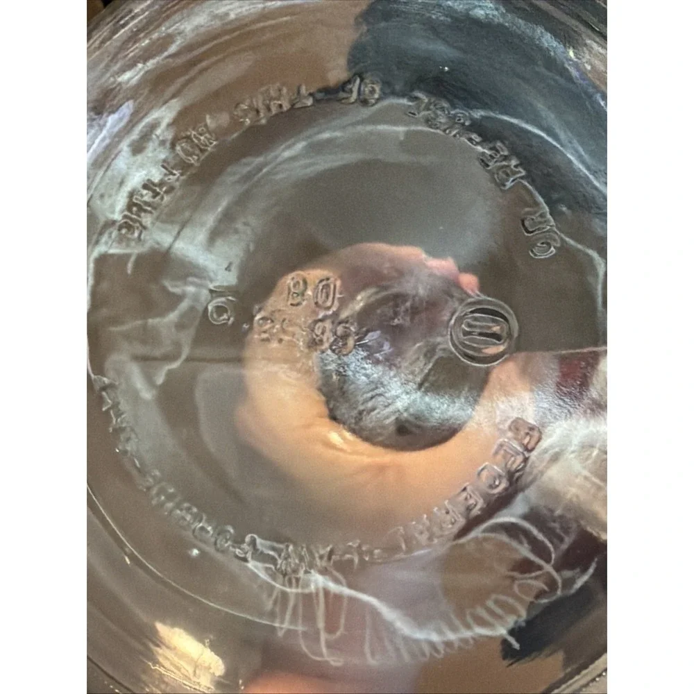 Vintage Captain's Rum Glass Decanter 7.5